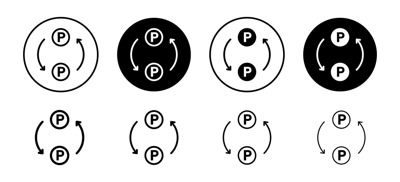 Peer To Peer Icon vector