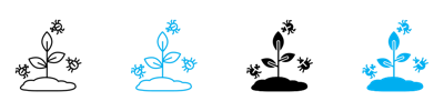 Pest Plant Icon vector