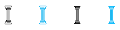 Pillar Icon vector