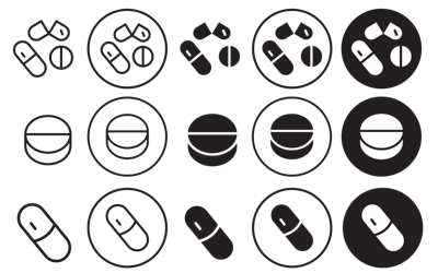 Pills Icon vector