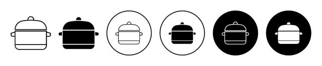 Pot Icon vector