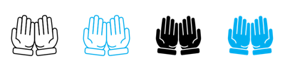 Pray Icon vector