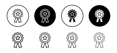 Premium Star Icon vector