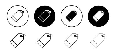 Price Tag Icon vector
