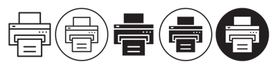 Printer Icon vector