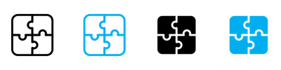 Puzzle Icon vector