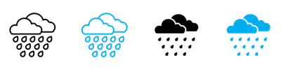Rainy Icon vector
