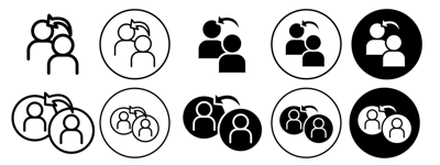 Refer Icon vector