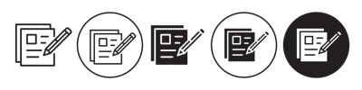 Registration Icon vector
