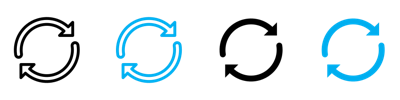 Reload Button Icon vector
