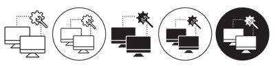 Remote Support Icon vector