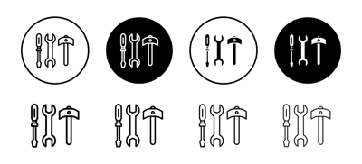 Repair Tools Icon vector