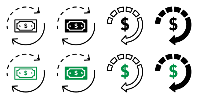 Repayment Icon vector