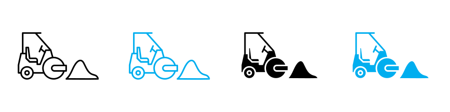 Road Construction Sign Icon SVG