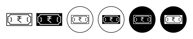 Rupee Icon vector