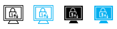 Safe Transfer Icon vector
