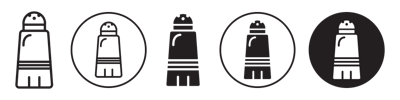 Salt And Pepper Icon vector