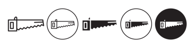 Saw Icon vector