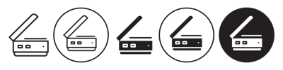 Scanner Icon vector