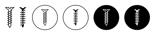 Screw Icon vector