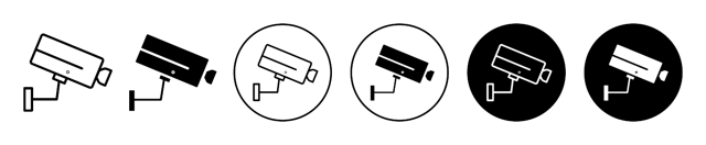 Security Camera Icon vector