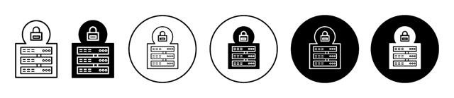 Server Access Icon vector