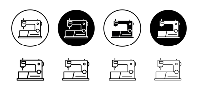 Sewing Machine Icon vector