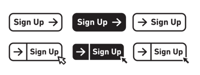 Sign Up Button vector