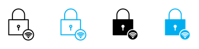 Smart Lock Icon vector