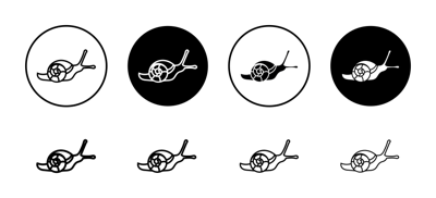 Snail Icon vector
