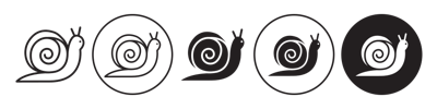 Snail Icon vector