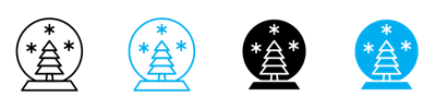 Snow Globe Icon vector