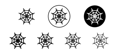 Spider Web Icon vector