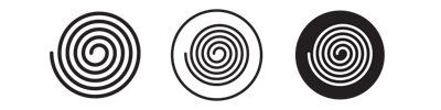 Spiral Icon vector