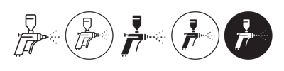 Spray Gun Icon vector