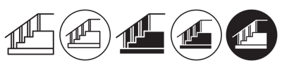 Stairs Icon 2 vector