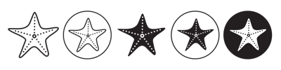 Starfish Icon vector
