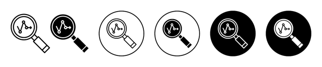 Stats View Icon vector