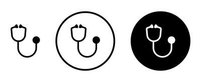 Stethoscope Icon vector