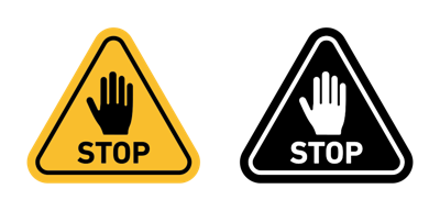 Stop Security Sign vector
