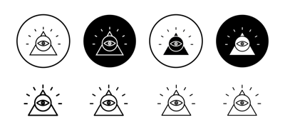 Strategic Service Vision Icon vector