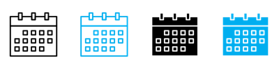 Table Calendar Icon vector