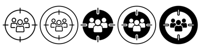 Target Audience Icon vector