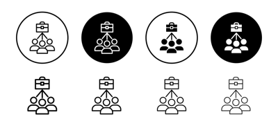 Teamwork Icon vector