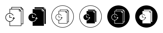 Temporary File Icon vector