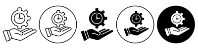 Time Management Icon vector