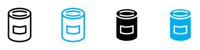 Tin Can Icon vector