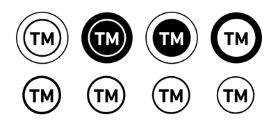 Tm Trademark Icon vector