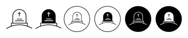 Tombstone Icon vector
