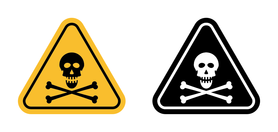 Toxic Sign Icon SVG